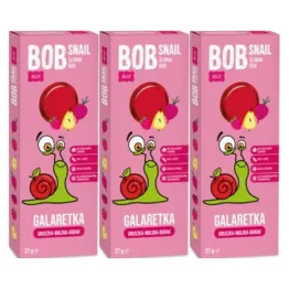 3 x Galaretka Gruszka - Malina - Burak 27 g - Bob Snail