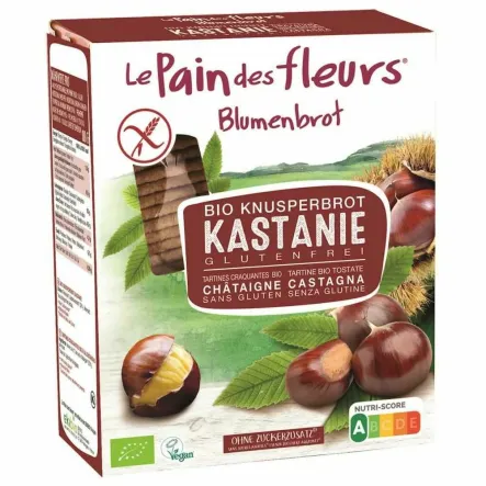 Pieczywo Chrupkie Kasztanowe Bezglutenowe Bio 150 g - Le Pain Des Fleurs