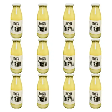12 x Sok z Cytryny Złocista Cytryna 250 ml - Sadvit