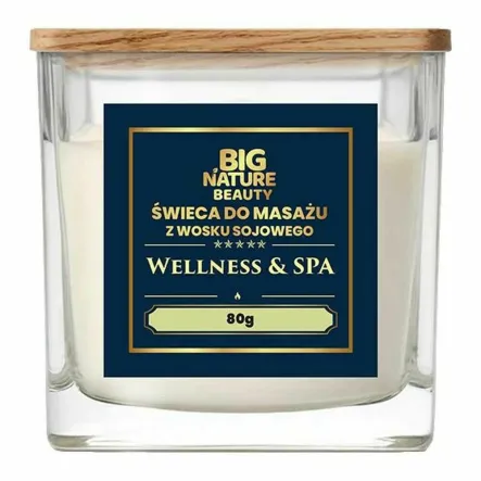 Świeca Sojowa do Masażu WELLNESS and  SPA 80 g - Big Nature