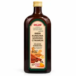 Napój Imbir Kurkuma Goździki Cynamon NFC Bez Dodatku Cukru 500 ml - Polska Róża