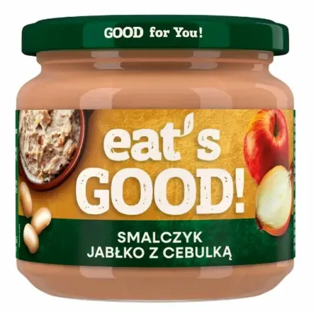Smalczyk Wegański z Jabłkiem i Cebulką 175 g -  Eat's Good