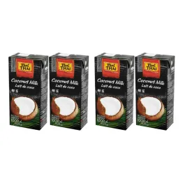 Zestaw 4 x Mleko Kokosowe UHT 85% Ekstrakt Kokosa 1L  RealThai