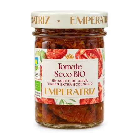 Pomidory Suszone w Oliwie z Oliwek Extra Virgin BIO 180 g - Emperatriz
