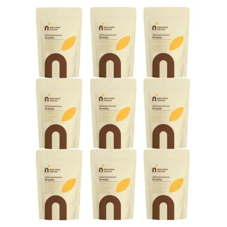 9 x Mieszanka Chlebowa CHLEB DRWALA PEŁNOZIARNISTY 500 g - Naturalnie Zdrowe