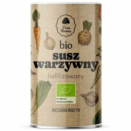 Susz Warzywny Liofilizowany Bio 40 g - Dary Natury
