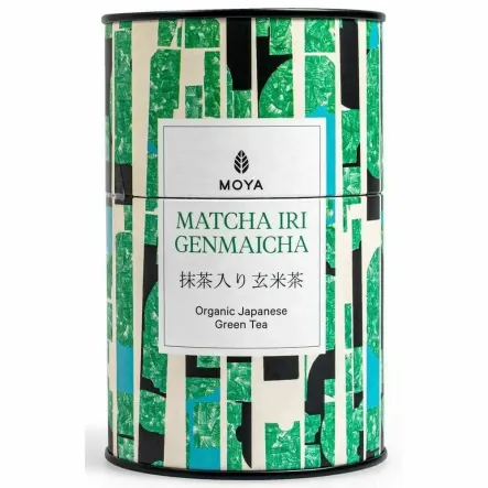 Herbata Zielona Matcha Iri Genmaicha Japońska Bio 60 g - Moya