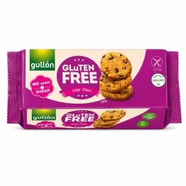 Ciastka z Kawałkami Czekolady Bezglutenowe Bez Dodatku Cukru 130 g - Gullon