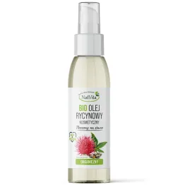 Olej Rycynowy Tłoczony na Zimno Organiczny 100 ml - Natvita