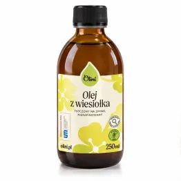 Olej z Wiesiołka Tłoczony na Zimno Nierafinowany Bezglutenowy 250 ml - Olini (COLD)