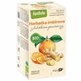 Herbatka Imbir z Pomarańczą Bio 30 g (20x 1,5 g) - Apotheke
