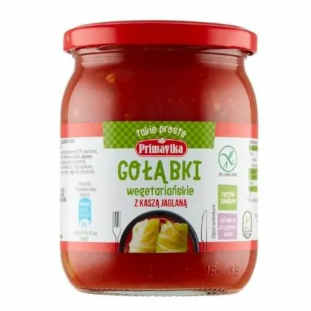 Gołąbki Wegetariańskie z Kaszą Jaglaną 480 g - Primavika