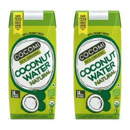 2 x Woda Kokosowa Naturalna UHT Bio 330 ml - Cocomi
