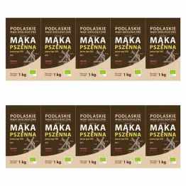 10 x Mąka Pszenna Jasna Typ 550 BIO 1 kg - Biolife