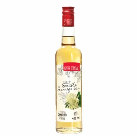 Syrop z Kwiatów Czarnego Bzu 400 ml - Nasze Domowe