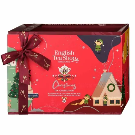 Herbatki Christmas Tea Red Wonders BIO 12 Piramidek w 6 Smakach - English Tea Shop