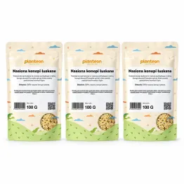 3 x Nasiona Konopi Łuskane 100 g - Planteon