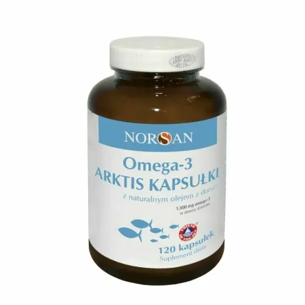 Omega - 3 Arktis 120 Kapsułek - Norsan