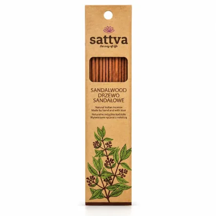 Kadzidło Drzewo Sandałowe 15 Sztuk (30 g) - Sattva