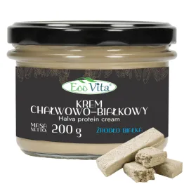 Krem Chałwowo-Białkowy Źródło Białka Bez Dodatku Cukru 200 g EooVita