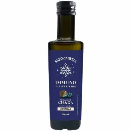 IMMUNO ELIXIR Zimowy z Chagą, Jabłkiem, Borówką, Imbirem, Ziołami i Przyprawami 250 ml - Shroomwell
