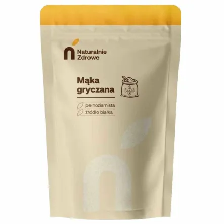 Mąka Gryczana Pełnoziarnista 1 kg - Naturalnie Zdrowe