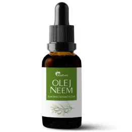 Olej Neem Nierafinowany Tłoczony na Zimno 100 ml - Vitafarm