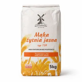 Mąka Żytnia Jasna Typ 720 5 kg - Młyn Kopytowa