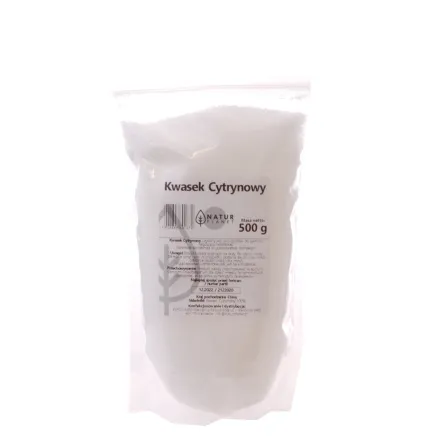 Kwasek Cytrynowy Proszek 500 g - Natur Planet