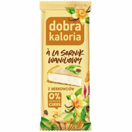 Baton z Nerkowców a'la Sernik 35 g - Dobra Kaloria