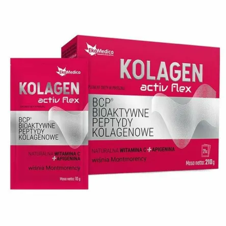 Kolagen Activ Flex Proszek 210 g (21x 10 g) - Ekamedica (data: 31.08.2026)