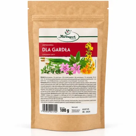 Mieszanka Ziołowa DLA GARDŁA 100 g - Herbapol Kraków