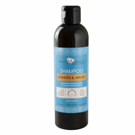 Szampon Arganowy z Keratyną Intensywnie Odbudowujący 250 ml - Beaute Marrakech