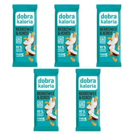 5 x Baton Nerkowce i Kokos 35 g - Dobra Kaloria