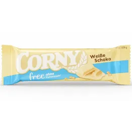 Batonik Zbożowy Oblany Białą Czekoladą Bez Dodatku Cukru 20 g - Corny Free