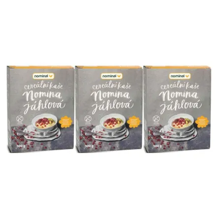 3 x Kaszka Instant Jaglano - Kukurydziana 300 g - Nominal