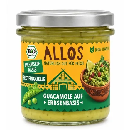 Pasta  Kanapkowa w Stylu Guacamole Bezglutenowa BIO 140 g - Allos