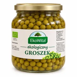 Groszek Zielony Konserwowy w Zalewie BIO 350 g (230 g) - EkoWital