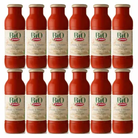 12 x Passata Pomidorowa BIO 700 g - Granoro