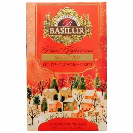 Herbatka Owocowa SPICED WINE 36 g (20x 1,8 g) - Basilur