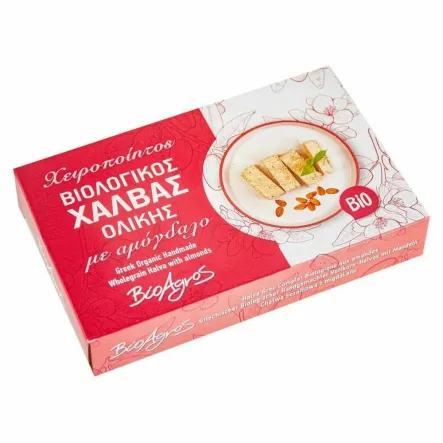 Chałwa Sezamowa z Migdałami Bio 200 g - Bio Agros