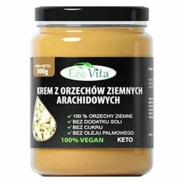 Krem z Orzechów Ziemnych 100% 500 g - EOOVITA - Krem Orzechowy Masło Orzechowe