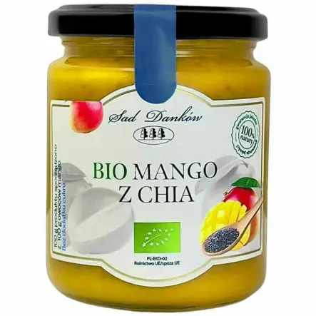Mango z Chia Bez Dodatku Cukru BIO 250 g - SAD DANKÓW
