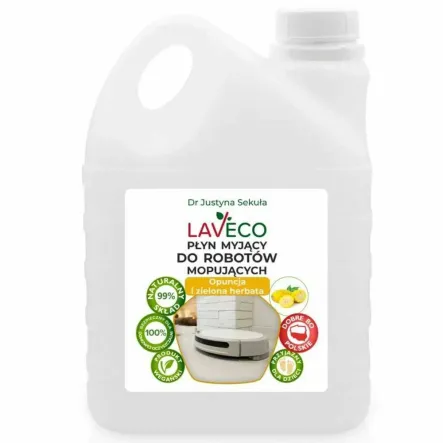Płyn Myjący do Robotów Mopujących Opuncja i Zielona Herbata 2 l - Laveco