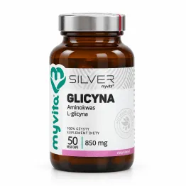 Glicyna (L-Glicyna) 850 mg 50 Kapsułek - MyVita Silver