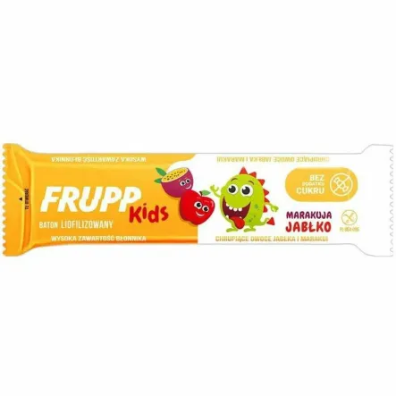 Baton Liofilizowany Jabłko - Marakuja 9 g - Frupp Kids