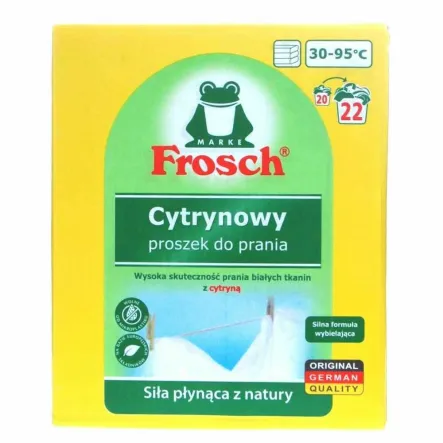 Cytrynowy Proszek Do Prania Tkanin Białych 1,45 kg - Frosch