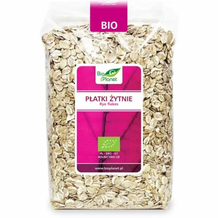 Płatki Żytnie Bio 600 g - Bio Planet