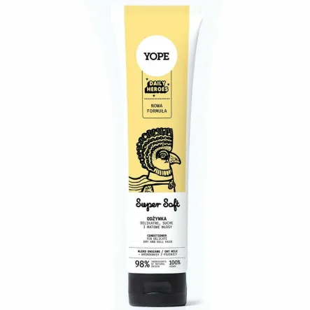 Odżywka do Włosów Super Soft Mleko Owsiane 170 ml - Yope