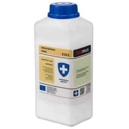 Askorbinian Sodu Czysty 1 kg - Biomus